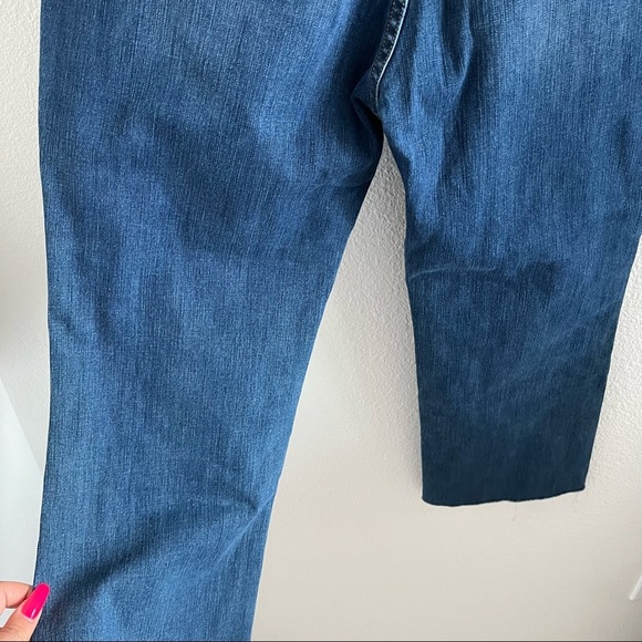 Soft Surroundings Denim Fray Cut Hem Jeans 16 Petite - Picture 7 of 9